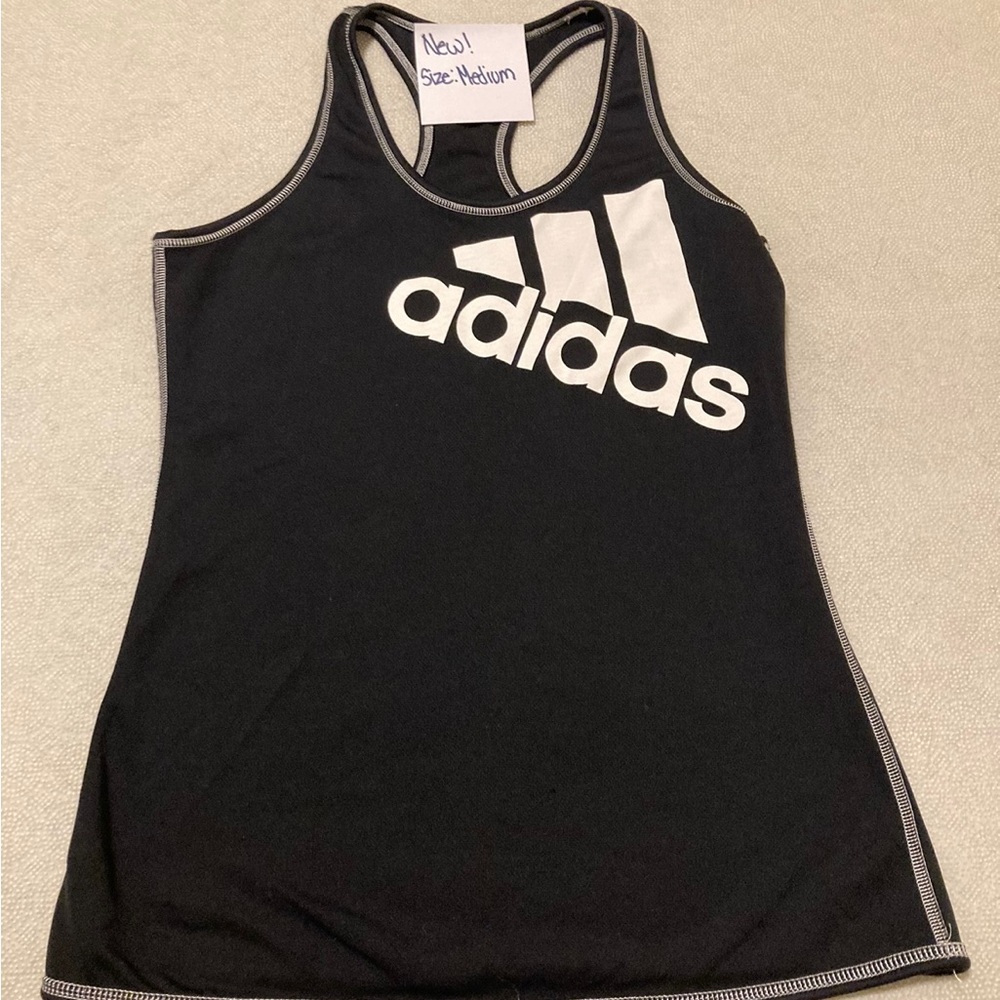 New/Never worn reversible Adidas Black Tank Top